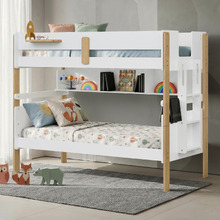 Ethan Single Bunk Bed with Shelves